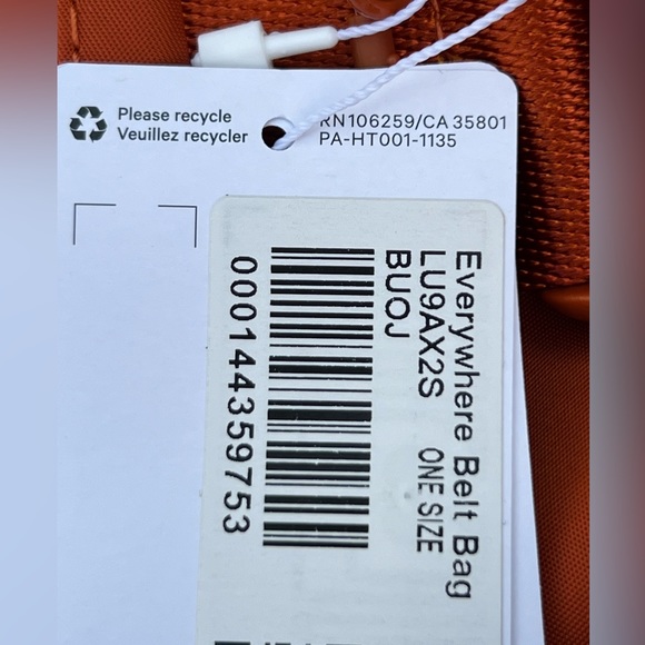 Lululemon Belt Bag Burnt Orange 1L - Picture 4 of 8